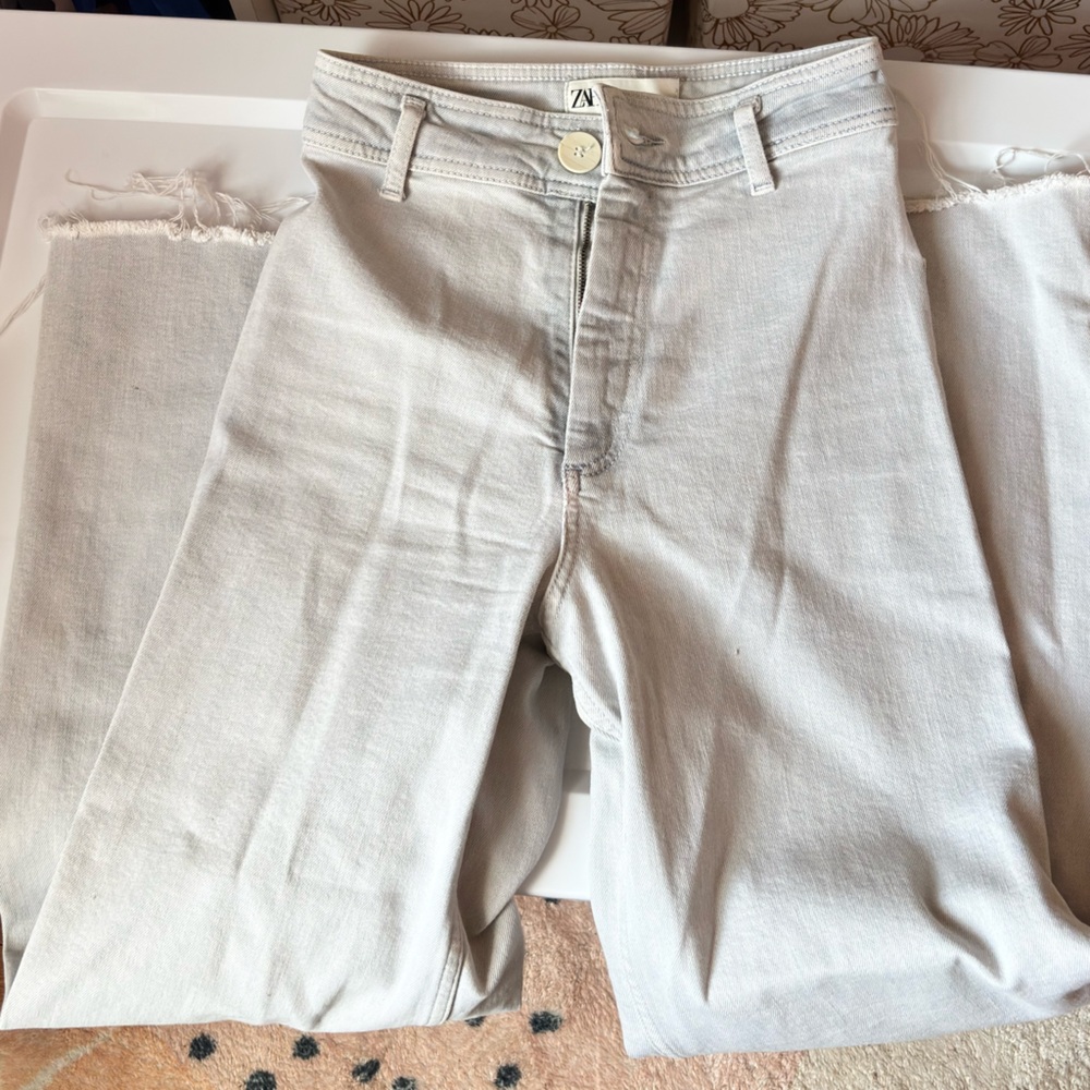 Light Wash Marine Straight Zara Jeans